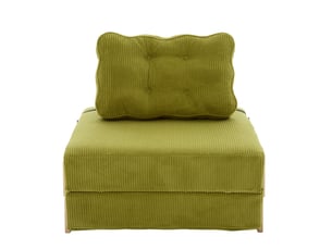 Fauteuil convertible DESVIAE  Velours côtelé vert