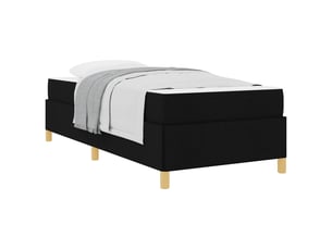 Lit simple 90x200 cm    coloris noir