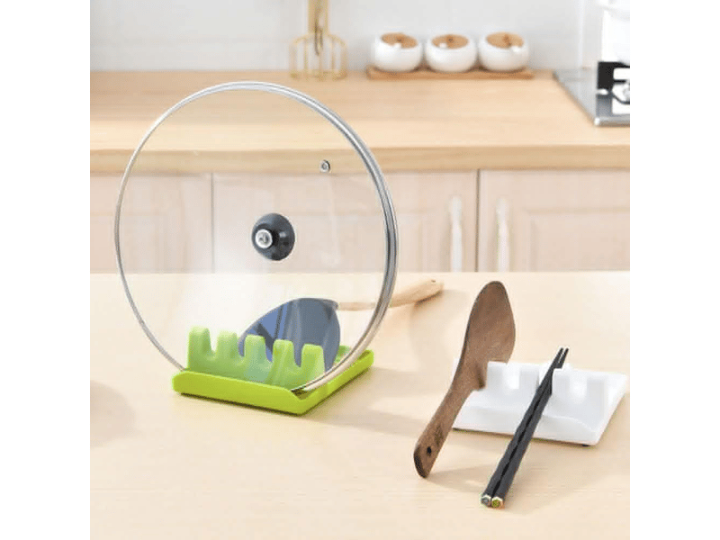  2 pièces porte-ustensiles - porte-cuillère - avec égouttoir - repose-cuillère pour comptoir - repose-cuillère - porte-couvercle de casserole  - Conforama B