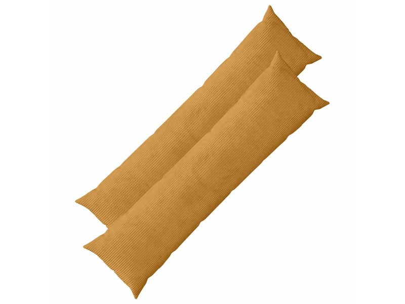  Lot de 2 housses de coussin heerlen jaune 40 x 145 cm cf49446  - Conforama B