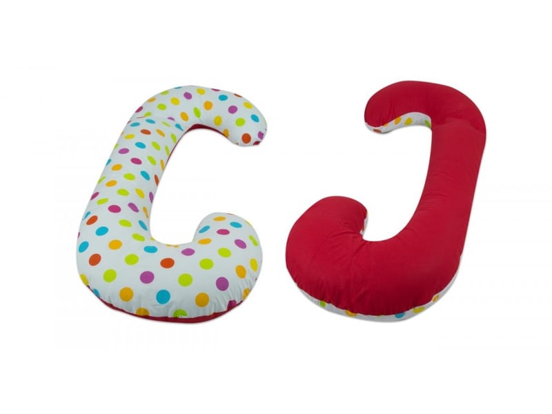  Coussin usages multiples boules couleurs de printemps  fond rouge 4200229.5 - Conforama A