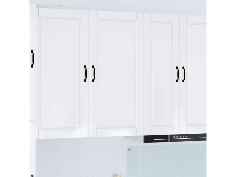  Meuble mural de cuisine, armoire de cuisine blanc brillant 50x31x100cm shl4195  - Conforama B