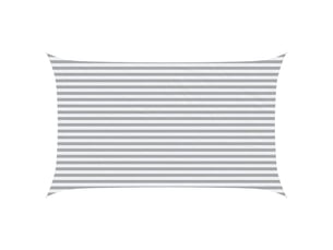 Voile d'ombre - voile d'ombrage - voile parasol gris clair et blanc 5 x 3 m