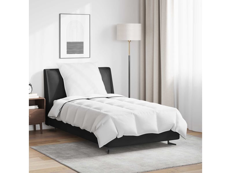  Duvet d'hiver avec oreiller 2 pièces - couette blanc plume de canard  - Conforama B