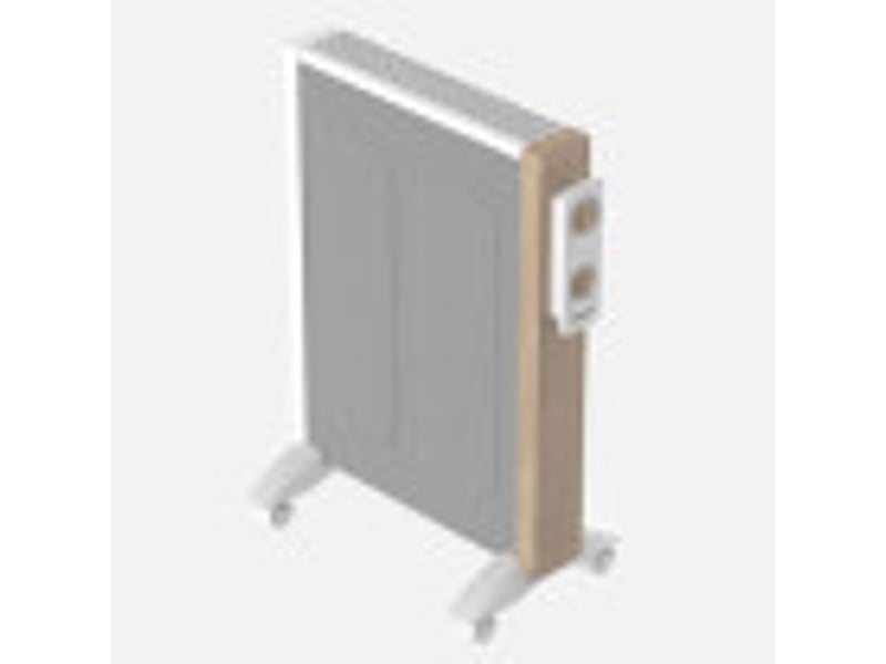  Fabrilamp badin radiateur mica 1500 w 3 éléments blanc et effet bois 283121568 - Conforama D