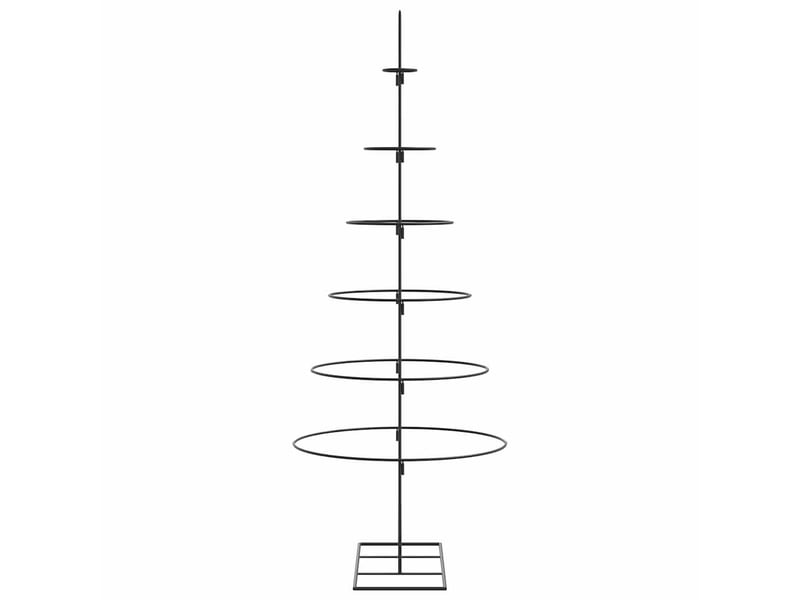  Arbre de noël, sapin de noël en métal pour décoration noir 150 cm shl982  - Conforama D