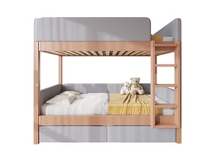 Lit superposé 90x200 cm <strong>OKWISH</strong> <strong></strong> coloris gris