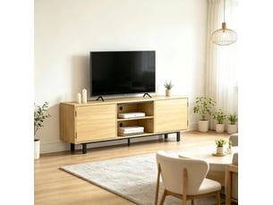 Meuble tv coloris naturel 160 cm TCQPZ