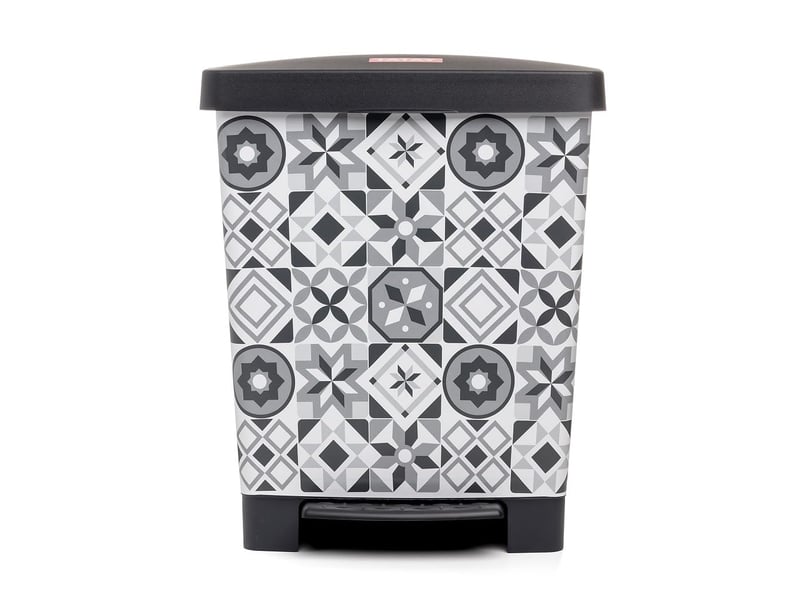  Poubelle cuisine avec pédale cubik deco 21 l, 33,5 x 30 x 39 cm  - Conforama C