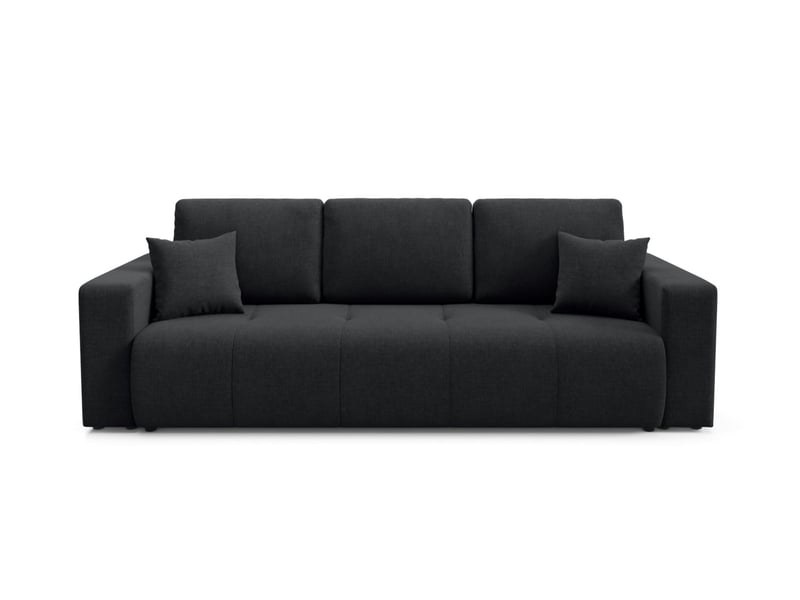 Canapé convertible molinio noir - Conforama A