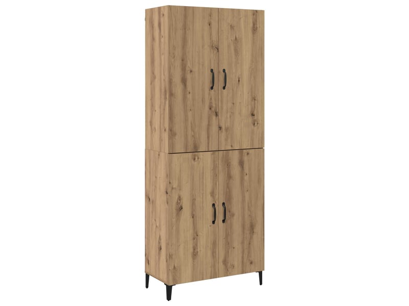  Buffet - haut armoire 2 pc chêne artisanal 69,5 x 34 x 180 cm  - Conforama A