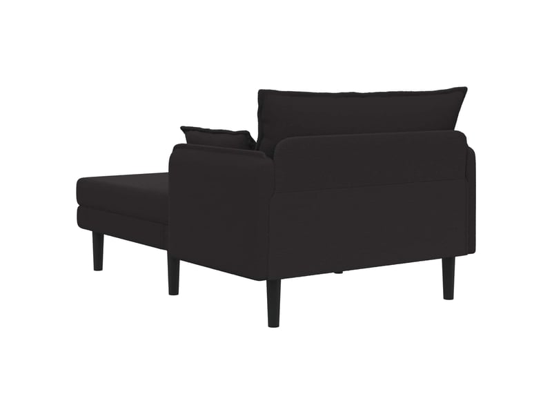  Vidaxl grande méridienne noir bouclé  - Conforama E