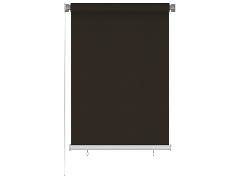  Store enrouleur, store roulant d'extérieur 105 (l) x 140 (h) cm marron hdpe cf47297  - Conforama B