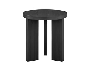 Table basse rond(e) coloris noir <strong>BEAUNIV</strong> <strong></strong> - 44.5 cmx44.5 cm