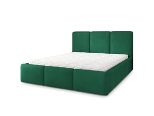 Lit coffre 140x200 cm <strong>MASSENO</strong>  <strong></strong> coloris vert