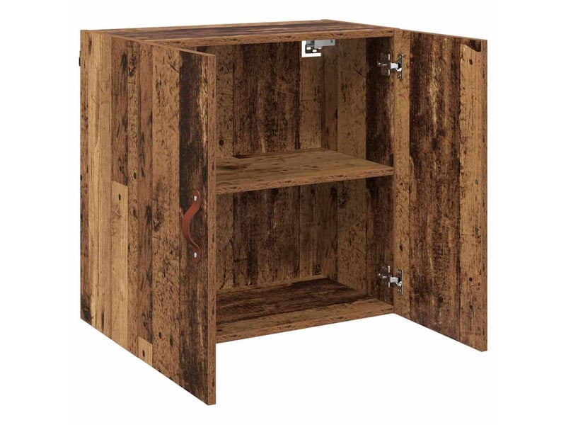 Meuble mural, meuble de rangement salon 60 x 31 x 60 cm bois d'ingénierie bois ancien - Conforama E