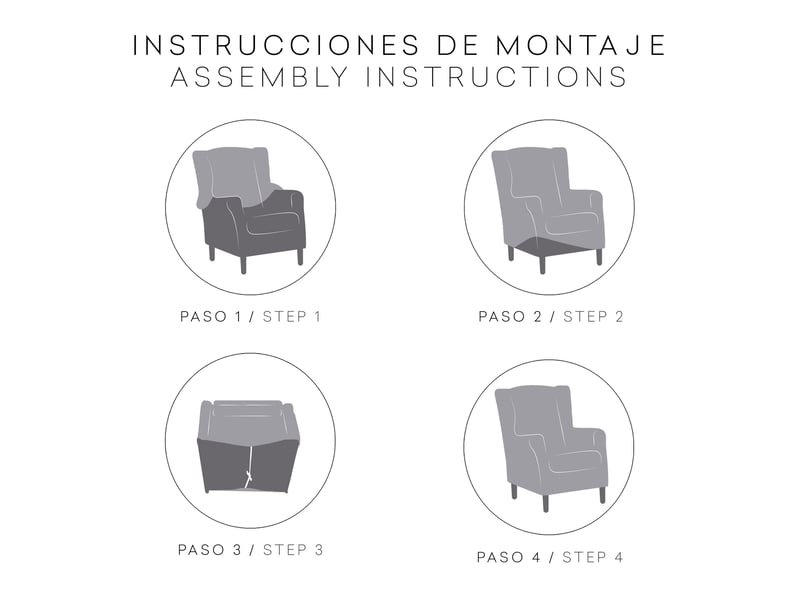 Housses de canapé mod8 oreilles salsa premium c1  - Conforama E