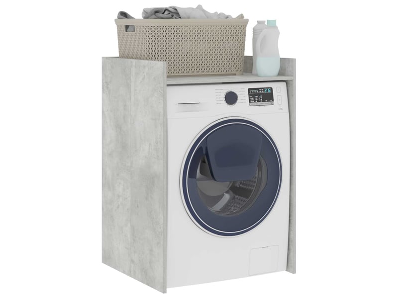  Armoire pour machine à laver gris béton 67,5x62x97 cm  - Conforama C