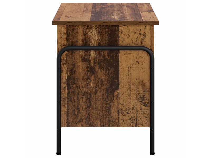  Boîte de rangement, coffre de rangement bois ancien 80x40x49,5 cm shl13343  - Conforama D