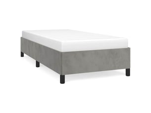 Lit simple 80x200 cm    coloris gris