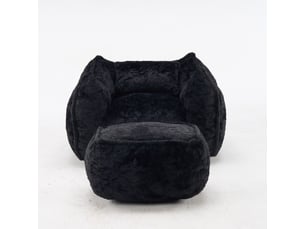 Pouf / repose pied MAISONORA  noir