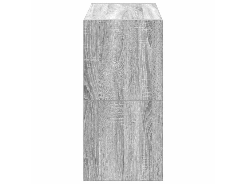  Étagères à chaussures 2 pcs empilable sonoma gris 60x30x30,5 cm  - Conforama E