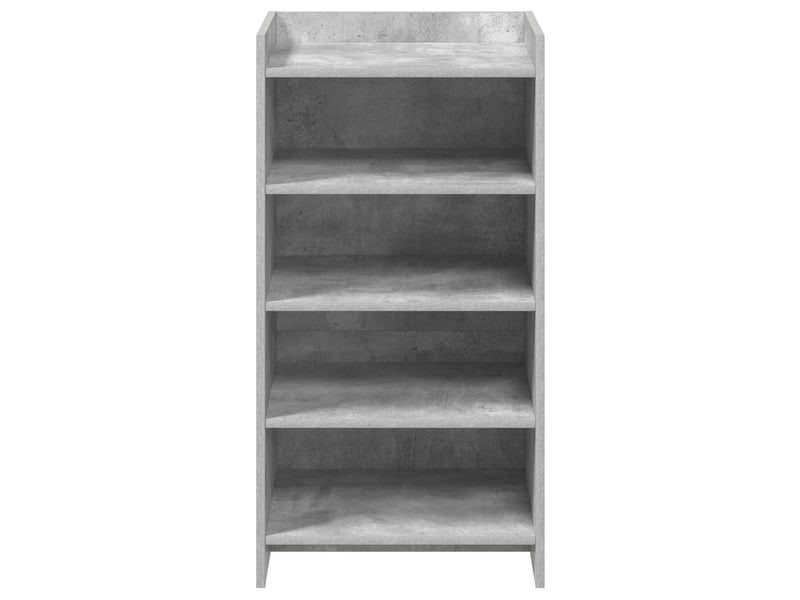  Meuble à chaussure, cabinet à chaussures avec stockage gris béton 48x36x92 cm shl7145  - Conforama D