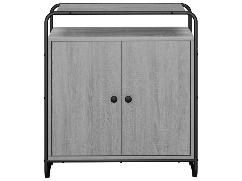 Buffet salon, buffet de rangement sonoma gris 68x35x75 cm bois d'ingénierie shl75430 - Conforama D