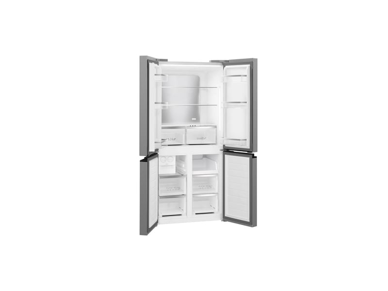  Réfrigérateur congélateur pose libre 4 portes total no frost 488 l inox look 7942893 - Conforama E