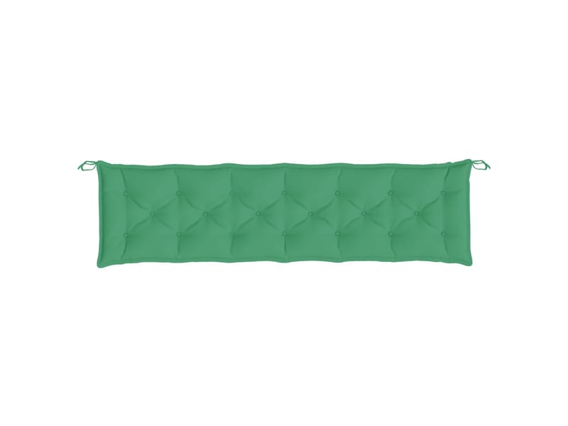  Lot de 2 coussins de banc jardin, coussins d'assise vert 200x50x7 cm tissu oxford cf58749  - Conforama E