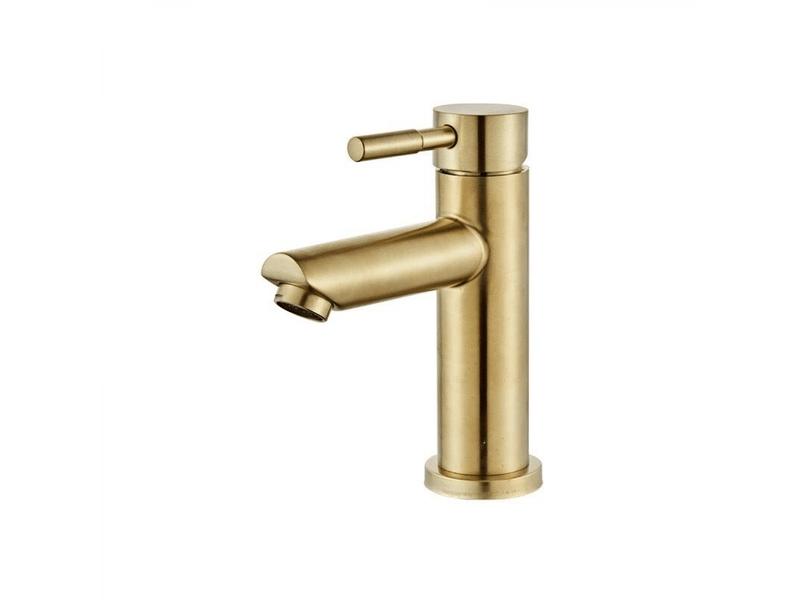  Robinet lavabo doré pour salle de bains, mitigeur de lavabo design moderne, robinet de lavabo en or  - Conforama E
