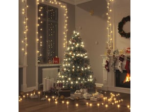 Guirlande lumineuse, éclairage de noël 2000led intérieurex. 200m ip44 blanc chaud cf62383