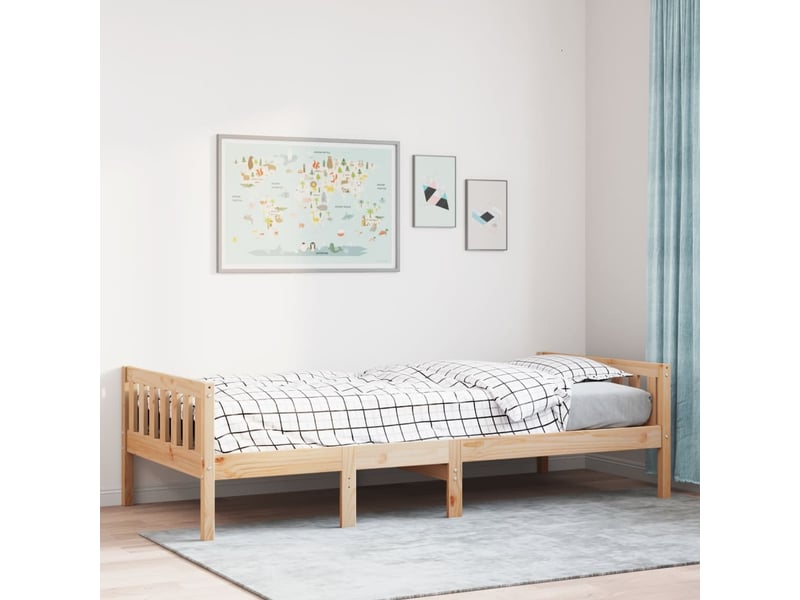  Lit pour enfants - lit jeune sans matelas 80x200 cm bois de pin massif  - Conforama B