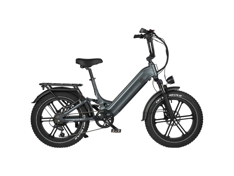  Maxtron camel vélo électrique fat bike 20 po, batterie 48v 18ah, gris  - Conforama C