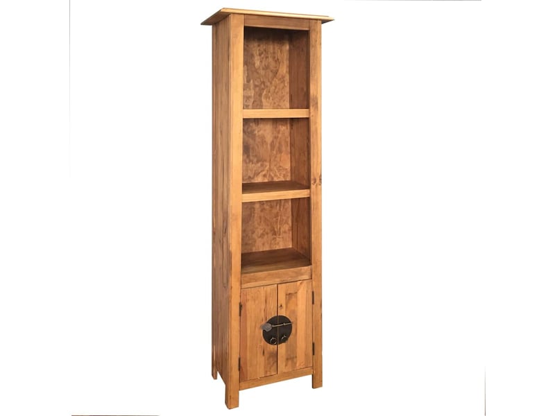  Meuble de salle de bain, armoire salle de bain autoportant bois pin massif 48x32x170cm cf65404  - Conforama A