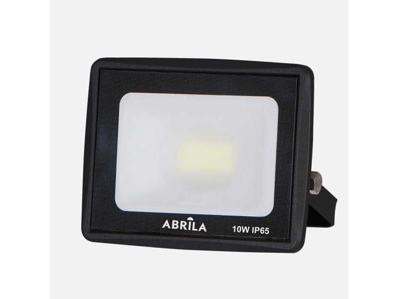  Fabrilamp zircon projecteur led extérieur 10 w, 1 000 lm, 6500 k, ip65, noir anti-éblouissement 147480109 - Conforama A