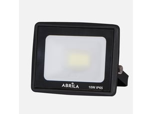 Fabrilamp zircon projecteur led extérieur 10 w, 1 000 lm, 6500 k, ip65, noir anti-éblouissement