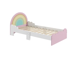 Lit simple 70x140 cm <strong></strong>  <strong></strong> coloris rose