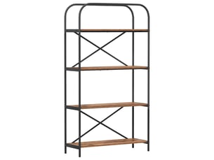 Étagère 4 niveaux, étagère de rangement 80 x 30 x 146 cm bois d'ingénierie shl1329