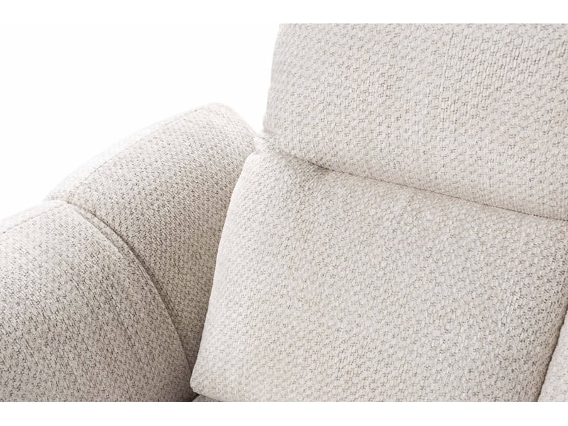 Canapé d'angle beige fixe 4 places  - Conforama K