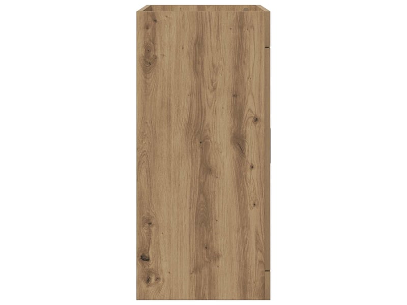  Meuble sous lavabo de salle de bain, commode chêne artisanal shl1432  - Conforama E