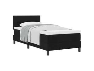 Lit simple 100x200 cm coloris noir