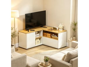 Meuble tv coloris bicolore 90 cm <strong>ATELIER CONFORTIEL</strong> <strong></strong>