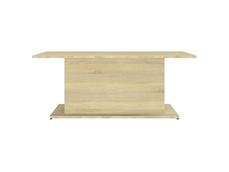 Table basse rectangulaire | table de salon chêne sonoma 102x55,5x40 cm bois d'ingénierie  - Conforama D