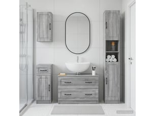 Ensemble de 4 pièces d'armoires de salle de bain utrecht cf63271
