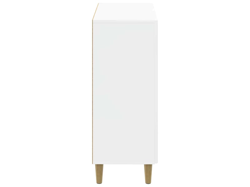  Meuble à chaussures, armoire à chaussures delft 59,5x39,5x90 cm blanc brillant  - Conforama E
