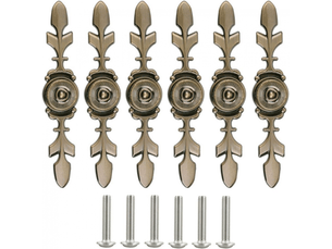6 pièces de bouton de commode, bouton de porte, bouton de tiroir, bouton de meuble, boutons d'armoire vintage, bouton de porte vintage, boutons