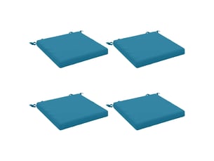 Lot de 4 coussins de siège, coussins d'assise soest 100 % polyester cf60134