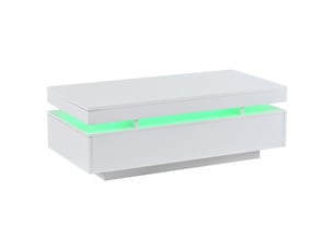 Table basse coloris blanc <strong>SWEIKO</strong> <strong></strong>