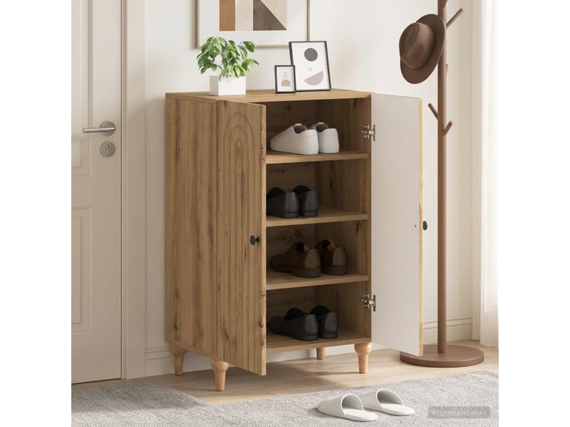  Meuble à chaussure, cabinet à chaussures alkmaar 59,5x39,5x90 cm  - Conforama B